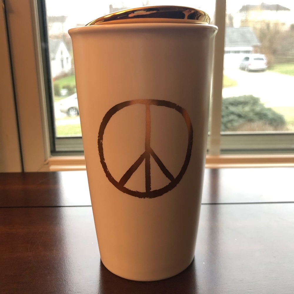 Starbucks Peace Sign 2015 Holiday Cup